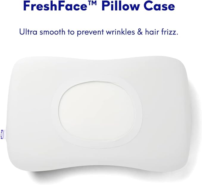 C CUSHION LAB Deep Sleep Pillow, Patented Ergonomic Contour Design for Side & Back Sleepers, Orthopedic Cervical Shape Gently Cradles Head & Provides Neck Support & Shoulder Pain Relief - Calm Grey