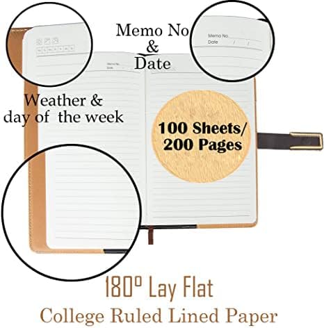 Tree of Life Refillable Writing Journal For Women & Men Faux Leather Hardcover Notebook A5 College Ruled 200 Lined Pages Lay-Flat Personal Diary With Pen & Magnetic Buckle (Tree of Life - Grey)