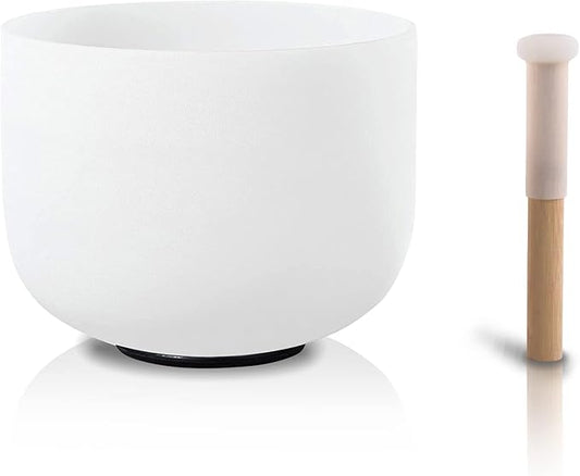 7inch 8inch 9inch Crystal singing bowls set sound bowl for healing Mindfulness, Meditation, Yoga, Spiritual and Body Healing Chakra Bowl (A note (Third Eye), 7 inch)