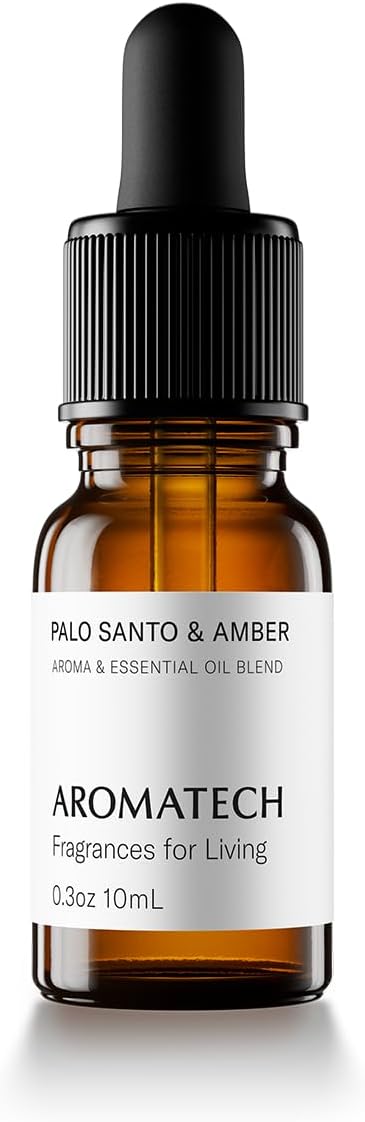 AromaTech Palo Santo & Amber for Aroma Oil Scent Diffusers - 10 Milliliter