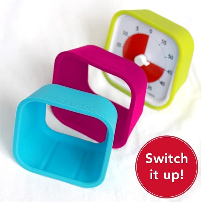 TIME TIMER 60 Minute MOD Education Edition — Visual Timer for Kids Classroom Learning, Elementary Teachers Desk Clock, Homeschool Study Tool and Office Meetings with Silent Operation (Lime Green)