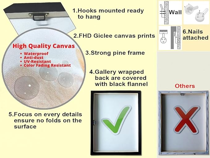 Biufo Zen Stones Canvas Wall Art Pictures Relaxed Print Artwork for Bathroom Yoga Spa Room Decor (Black, 12"x12"-4Pcs)