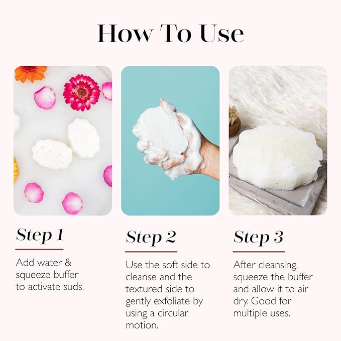 Bulgarian Rose Pedi Buffer – Exfoliating Foot Scrub & Cleanser | Softens, Smooths & Hydrates Dry Feet | Built-in Body Wash | 30+ Uses | Vegan, Paraben-Free, Cruelty-Free | at-Home Pedicure Spa