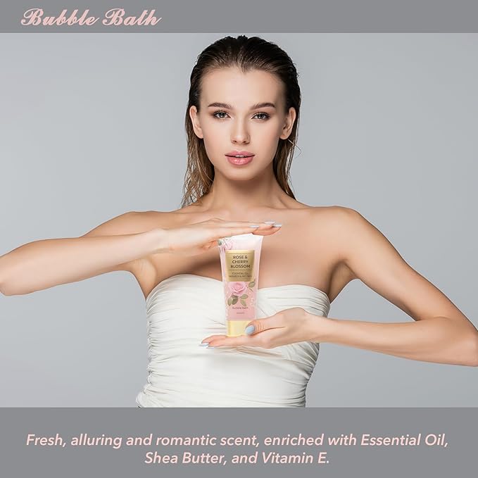 25Pcs Christmas Gifts for Women - Luxury Bath and Body Spa Gift Basket for Women with Necklace | Relaxing Care Kit Valentine's Mothers Day Gifts for Mom Gift Baskets for Anniversary or Bridal Shower