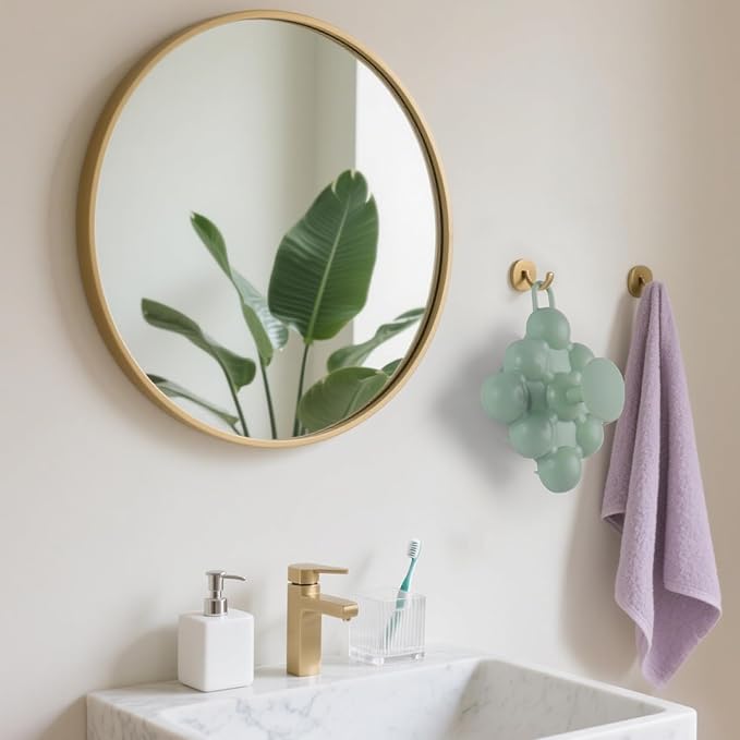 Silicone Scalp Massager Shampoo Brush for Hair Growth, Dandruff Removal & Wet/Dry Care, Hair Scrubber Scalp Stimulator Exfoliator Brush with Soft Bristles for Men & Women, Green