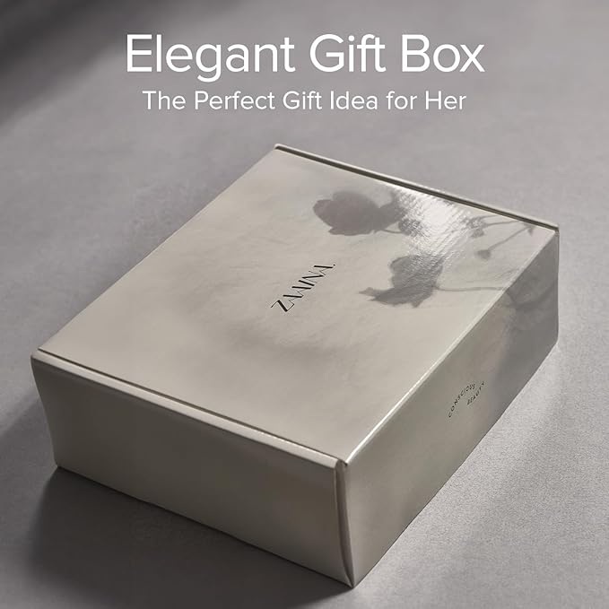 ZAAINA Spa Gift Set for Her - Relaxation Spa Kit for Women, Pampering At Home Bath and Body Self Care Spa Package, Luxury Spa Birthday Gifts for Women (PREMIUM Spa Set w/ Candle)