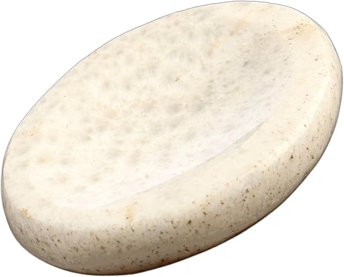 Scolecite Worry Stones – Crystal Thumb Worry Stone for Anguish, Stress – Relaxing & Soothing Balance Stones for Meditation, Relief – Healing Stones & Crystals for Men & Women