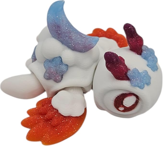 Articulating Turtle Fidget Animal Figurines – Unique 3D Printed Collectibles, Poseable Desk Animals For Adults, Stress Relief and Display Gift (DREAM TURTLE)