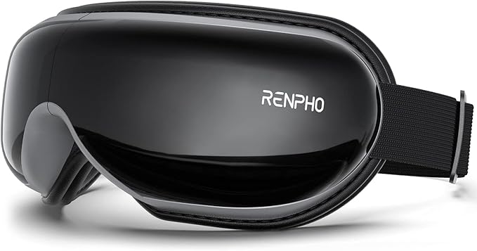 RENPHO Eyeris 1 Eye Massager with Heat, Eye Mask for Migraine, Smart Sleep Mask for Dry Eyes Relax, Reduce Strain Massage Equipment for Mom Dad Women Men Her Him