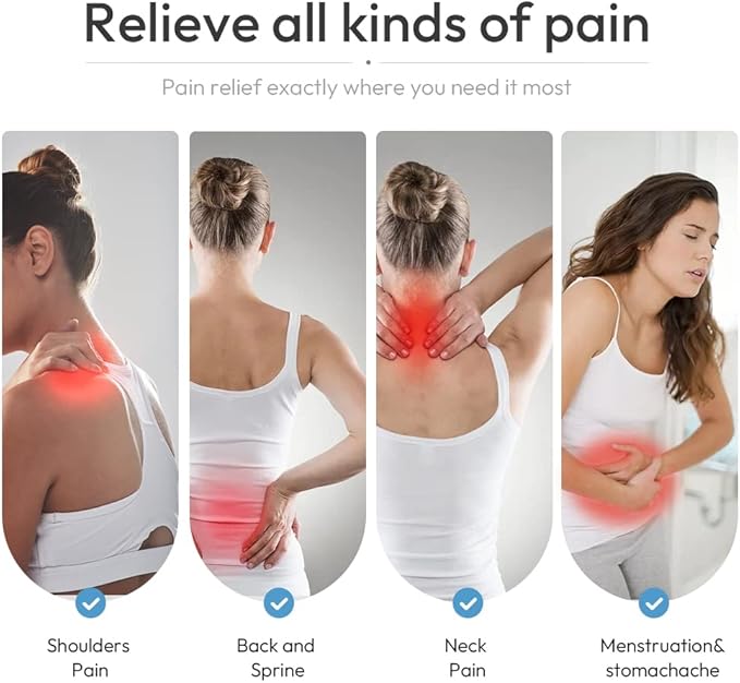 Microwavable Heated Neck Wrap Warmer and Shoulder Heating Pad Microwave, Weighted Microwave Heating Pad for Neck and Shoulders Hot and Cold Compress