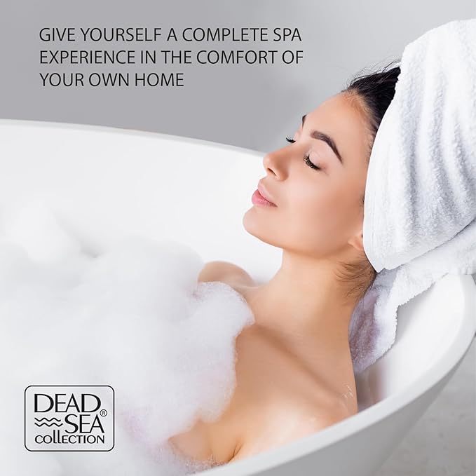 Dead Sea Collection Bath Salts with Lavender – Pure Dead Sea Salt and Lavender Oil - Nourishing Soothing and Relaxing Skin and Muscle – 34.2 Oz