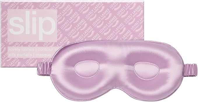 slip Pure Silk Contour Sleep Mask: Protect Your Delicate Lashes with Our Innovative, Lash-Friendly Design. Slipsilk Comfort, 1 Contour Mask, Wildflower