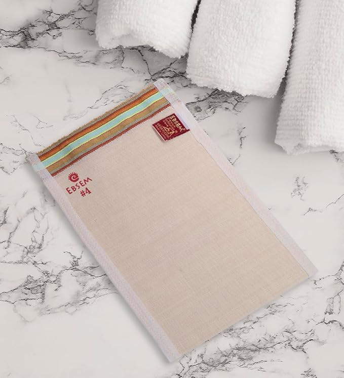 Turkish Bath Hamam Hammam Spa Exfoliator Peeling Glove Kese Mitt Exfoliating Gloves for face, body, arms, legs,feet (Grade4 Thick)
