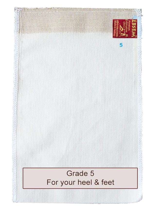 Turkish Bath Hamam Hammam Spa Exfoliator Peeling Glove Kese Mitt Exfoliating Gloves for face, body, arms, legs,feet (Grade 5 for your heel & feet (Very thick texture)