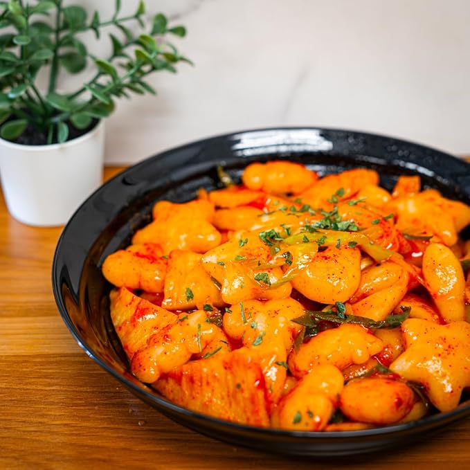 Korean Rice Cake, Tteokbokki, Fun-Shaped & Chewy, 1 Pack (2 Individual Package) Vegan, Non-GMO, Gluten-Free, Easy to Cook, 14.10oz per Pack (2 Pack) (28.2 OZ)