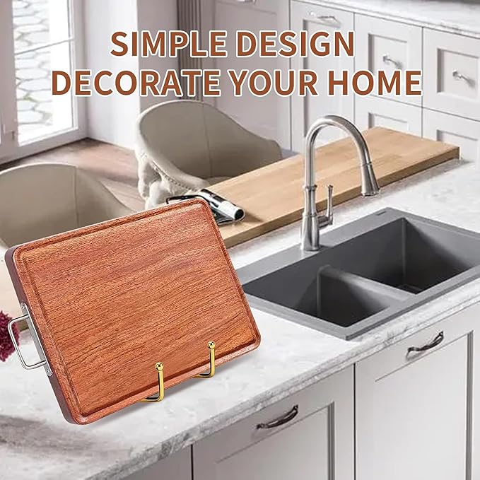 Kruodop 3 Pack 4 Inch Plate Stands for Display, Metal Frame Holder Stands for Book, Pictures, Photo Easel, Tabletop Art