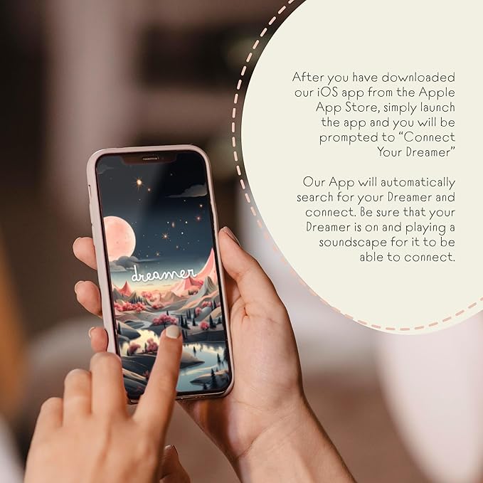 Dreamer Sound Machine - Portable BPA-Free Silicone Sleep Aid with Sleep-Promoting Frequencies, Night Light & Soothing Sounds for Babies & Kids - Sage