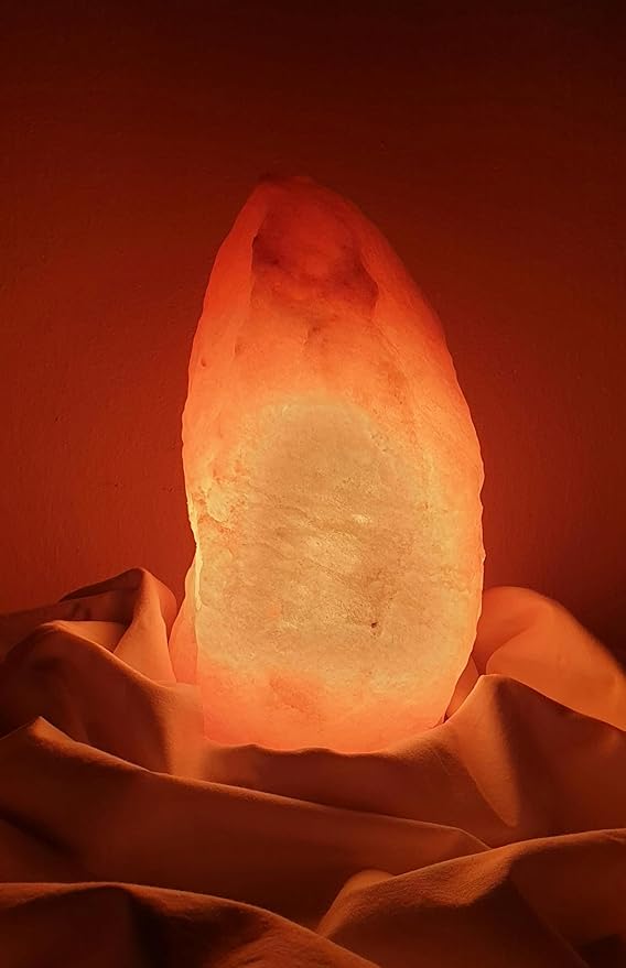 Salacia Himalayan Color Changing Salt Lamp, Night Light Lamp, Crystal Pink Large USB Salt Rock Lamp for Home Decor, USB Himalayan Salt Lamps with Wooden Base, Salt Lamp