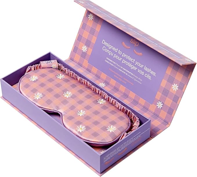 slip Pure Silk Contour Sleep Mask: Protect Your Delicate Lashes with Our Innovative, Lash-Friendly Design. Experience Uninterrupted Beauty Sleep with Slipsilk Comfort, 1 Contour Mask, Posie