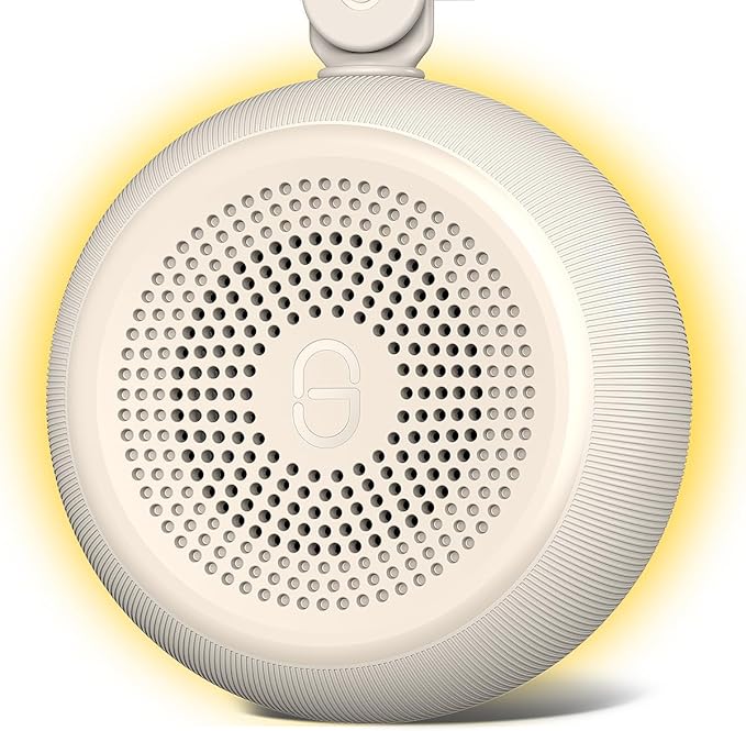 Easysleep White Noise Sound Machine Portable Sleep Machine for Baby Adult with 30 Soothing Sounds 12 Night Light Colors 4 Timer Memory Function Rechargeable Noise Machines for Sleeping, Office