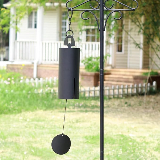 ASTARIN Wind Chimes for Outside Deep Tone Heroic Windbell Deep Resonance Serenity Bell Outdoor Decor for Patio,Yard,Porch,Garden(Matte Black)