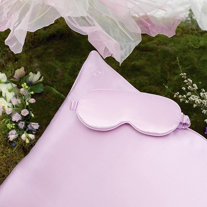 slip Pure Silk Contour Sleep Mask: Protect Your Delicate Lashes with Our Innovative, Lash-Friendly Design. Slipsilk Comfort, 1 Contour Mask, Wildflower