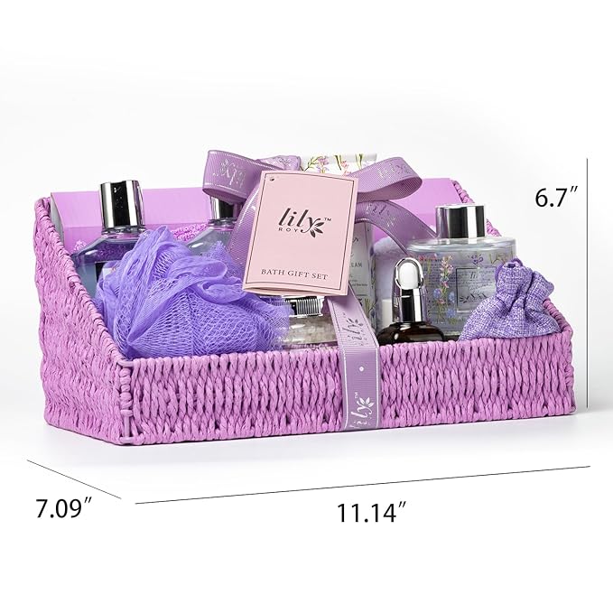 Christmas Gift Basket Set for Women - Ultimate 14-Piece Bath & Body Gift Set, Spa Gift Basket, Bath Collection | Birthday Gift, Mothers Day Gifts for Mom, Perfect Present for Her & Mom All Occasions
