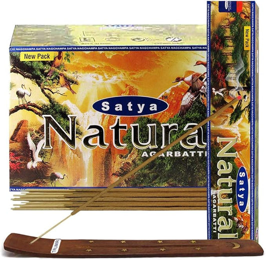 Natural Incense Sticks and Incense Stick Holder Bundle Insence Insense