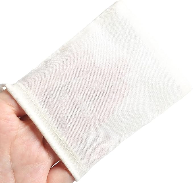 Eketirry Spice Bags, 20pcs Reusable Empty Tea Bags, Muslin Strainer Bags, Soup Bags for Cooking, Natural Cotton Fine Mesh Cheesecloth Bags for Cold Brew Coffee(3 x4Inch)