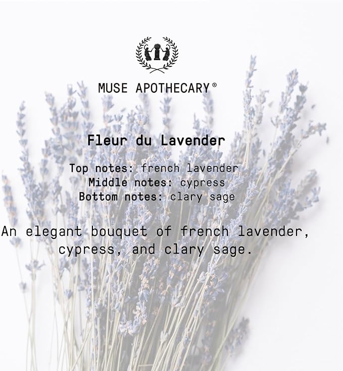 Muse Apothecary Pillow Ritual - Aromatic, Calming and Relaxing Pillow Mist, Linen and Fabric Spray - Infused with Natural Aromatherapy Essential Oils - 4 oz, Fleur du Lavender, 2 Pack