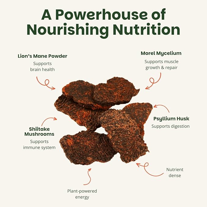 Mourish Mushroom Jerky, Plant Based Meatless Jerky, Variety Pack, Low Fat, High-Fiber Protein Mushroom Vegan Snacks for Outdoor, Travelling, Office, School, 12 Pack