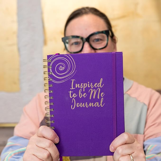 Journals for Women - Inspired to Be Me Journal -Self Care Gifts for Women - Journal with Weekly Intention & Reflection Pages - Gift for Women's Personal Growth & Healing Journey - Includes Inspirational Poem