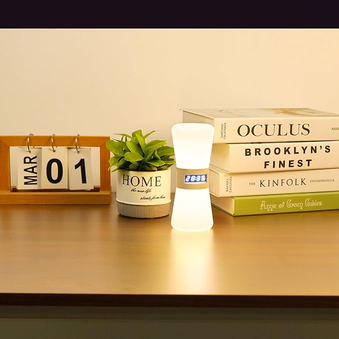 LED Visual Timer Sand Hourglass, Digital Countdown Clock with Flowing Light, Pomodoro and Productivity Timer for Kids, Focus, Study, Meditation