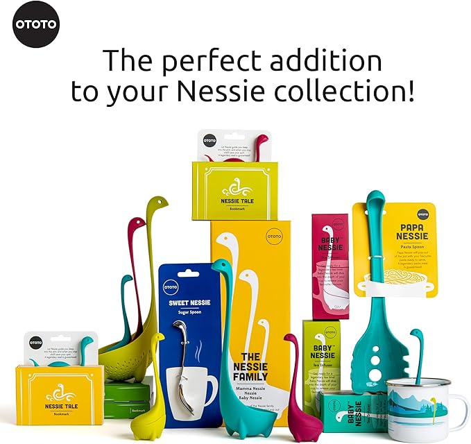 Cute Tea Infuser by OTOTO - Loose Leaf Tea Steeper, Tea Accessories, Tea Diffusers, Tea Infuser for Loose Leaf Tea, Tea Strainers, Cute Gifts, Tea Gift Set, Kitchen Gifts, Cooking Gadgets