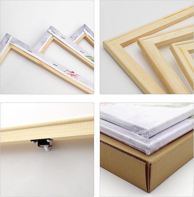 sechars - Zen Canvas Wall Art Peaceful Relaxing Grey Zen Stones Pictures Poster Wall Art for Living Room Bedroom Spa Yoga Room Wall Decoration Stretched on Wood Frame Ready to Hang