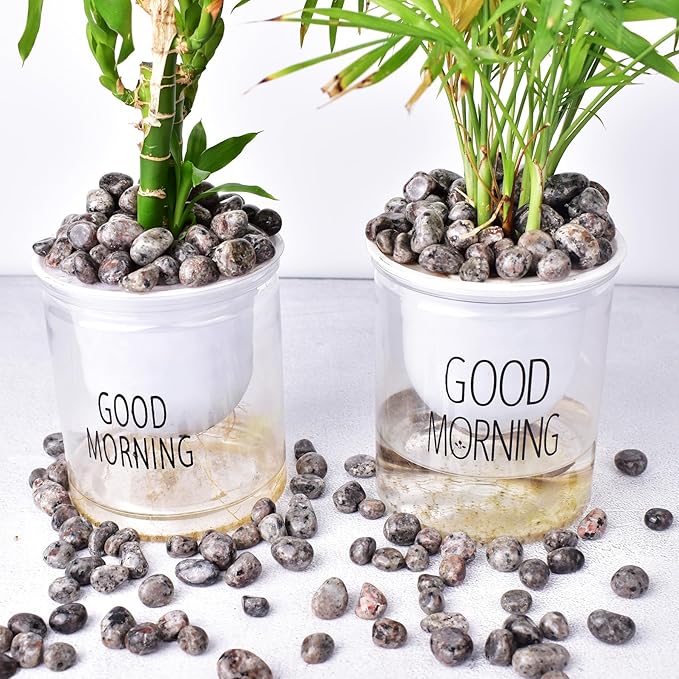 Polished Yooperlite Crystals - 72 Pcs, 0.5" 10 oz Handpicked Tumbled Gemstones Rocks, Pebbles for Reiki, Chakra, Healing Home Decor