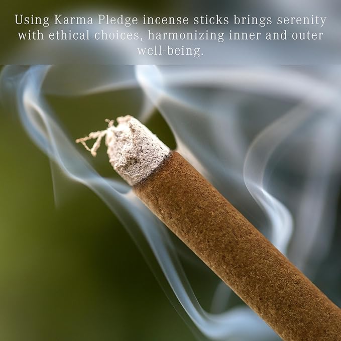 Manipura Incense Sticks, Organic Hand Dipped Incense, Natural Herbs & Aromatic Ingredients, Contain 40 Sticks, Burn Time 45 to 60 Minutes, Spiritual Gifts, Tranquil Aura Incense by Karma Pledge