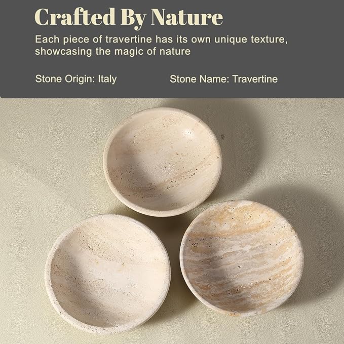 Koville Natural Marble Incense Holder, Incense Holder for Sticks with 9 Holes, Handmade Incense Burner Ash Catcher for Meditation Yoga SPA, Balsam Fir/Palo Santo/Sage/Cone (Travertine)