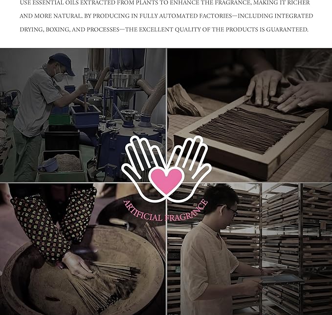 White Sage Incense Sticks – Handmade Natural Incense Sticks for Removing Negative Energy, Air Purification, Meditation, Spiritual Use and Stress Relief Gifts