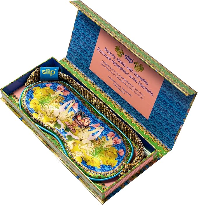 slip Pure Silk Sleep Mask - 100% Pure 22 Momme Mulberry Eye Mask - Comfortable Sleeping Mask with Elastic Band + Silk Filler and Internal Liner, Zodiac Collection: Virgo