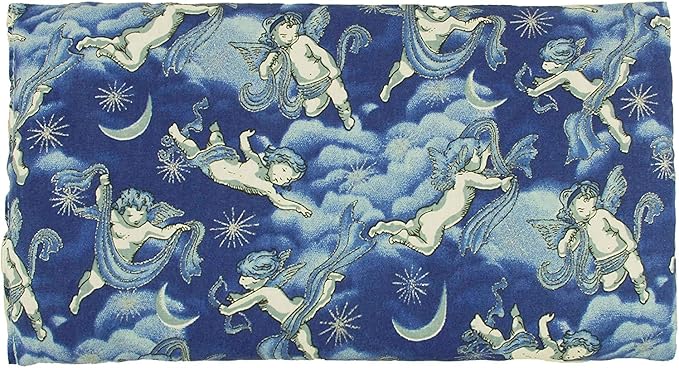 Nature's Approach Basic Herb Pack Rice Heating Pad Microwavable Reusable Heat Pack with Herbal Aromatherapy Fill, Freezer and Microwave Safe for Hot and Cold Therapy, Angel