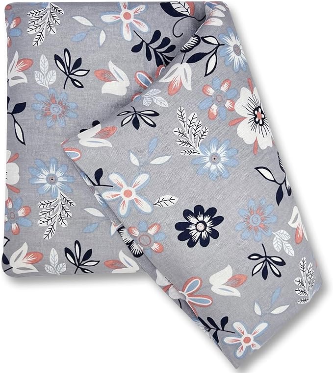 UNCN Wide Microwave Heating pad with Washable Cover 9.5x16in Microwavable Hot Pad for Neck Shoulder, Cramps, Back Pain Relief, Cordless Warm Compress Weighted Moist Heat Pack for Aches, Unscented