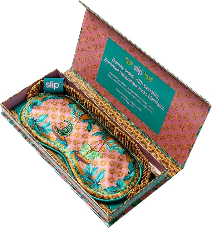 slip Pure Silk Sleep Mask - 100% Pure 22 Momme Mulberry Silk Eye Mask - Comfortable Sleeping Mask with Elastic Band, Zodiac Collection: Libra