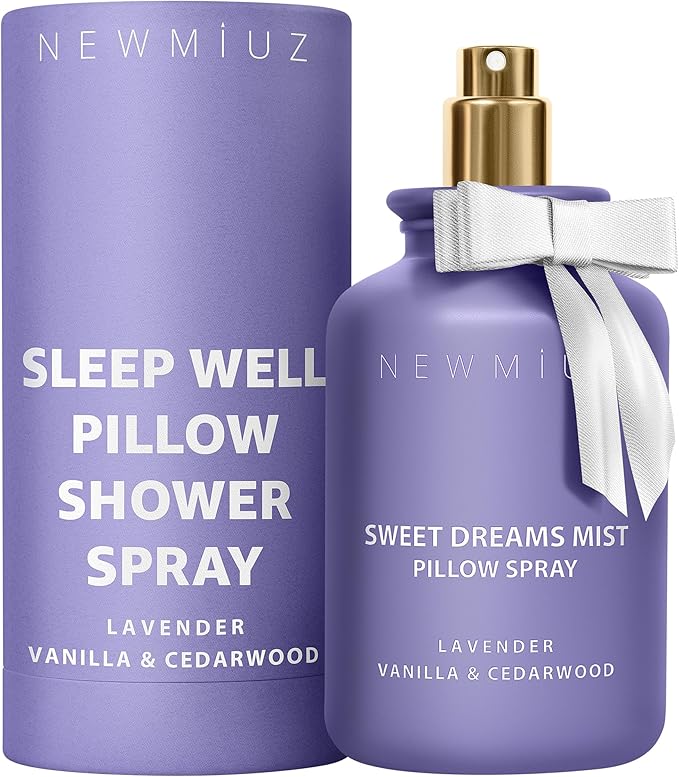 Sweet Dreams Sleep Pillow Spray Lavender Vanilla Cedarwood Essential Oils Aromatherapy Mist Calming Stress Relief Bedtime Shower Spray Self Care Gift
