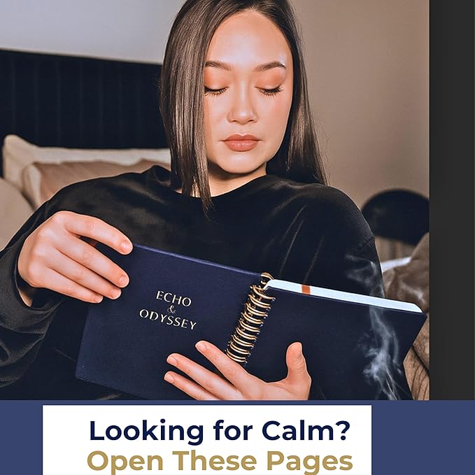 Mental Health Journal - Guided Gratitude & Mindfulness Journal for Men and Women with Prompts for Stress Relief and Daily Reflection - Best for Guided Transformation, Anxiety & Mood Tracker - Echo & Odyssey