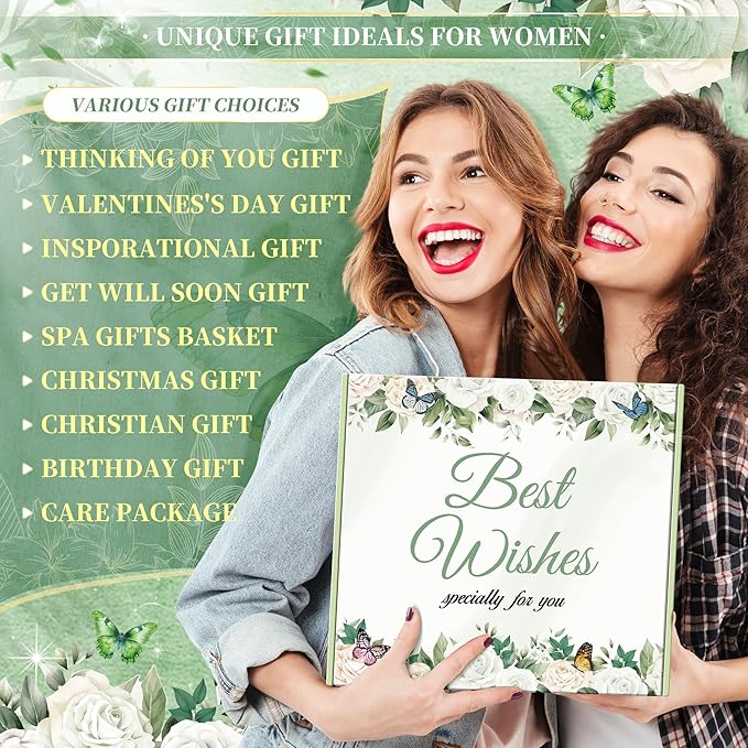 13PCS Self Care Gifts for Women, Christian Gifts for Women Faith, Birthday Gifts Get Well Soon Gifts Basket,Care Package Gifts for Mom Wife Her Sister Best Friends, Mothers Day Gifts for Mom