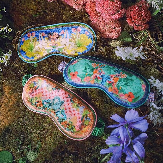 slip Pure Silk Sleep Mask - 100% Pure 22 Momme Mulberry Eye Mask - Comfortable Sleeping Mask with Elastic Band + Silk Filler and Internal Liner, Zodiac Collection: Virgo