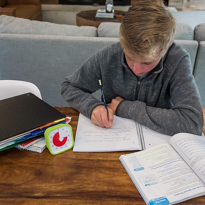 TIME TIMER 60 Minute MOD Education Edition — Visual Timer for Kids Classroom Learning, Elementary Teachers Desk Clock, Homeschool Study Tool and Office Meetings with Silent Operation (Lime Green)