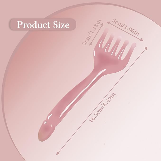 GSHOW Scalp Massager Handheld Comb Resin Relax Massage Tool - Manual Relaxation Tool for Soothing Head Massage - Set of 2