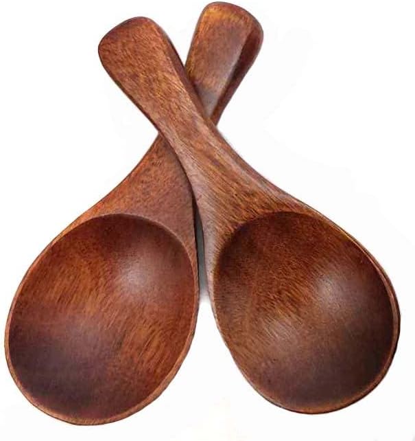JapanBargain 1906, Wooden Tea Scoops - Matcha Scoop, Green Tea Spoon, Spices & Sugar Spoon, 10 Pack